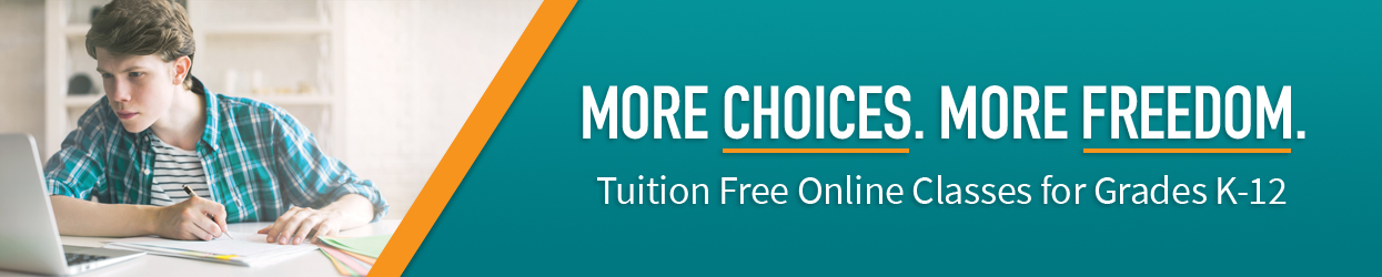 More Choices, More More Opportunity - Tuition Free Online Classes for Grades K-12